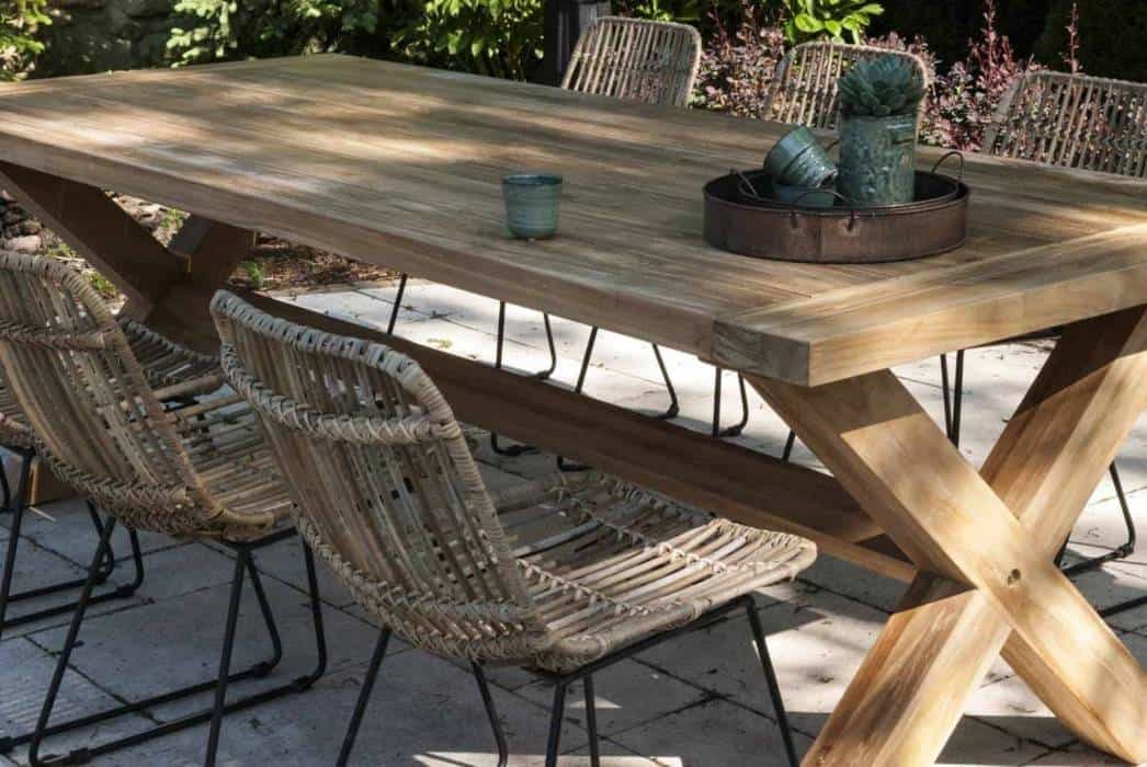 Meble ogrodowe: stół i 6 krzeseł na Twój taras