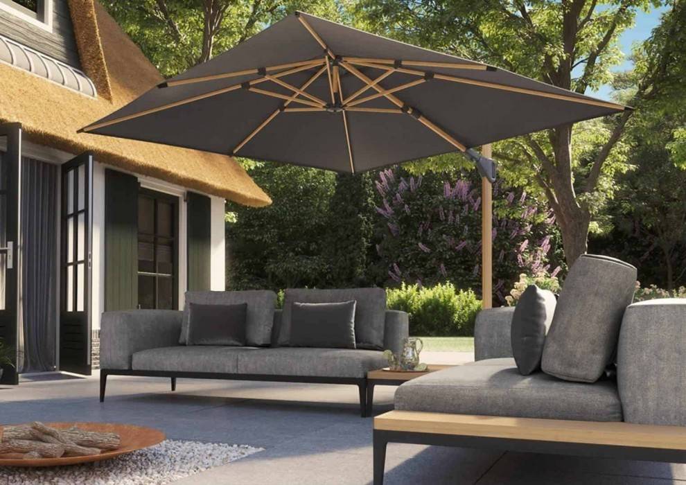 Regulowany parasol ogrodowy dla większego komfortu i bezpieczeństwa