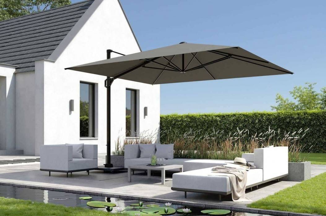 Regulowany parasol ogrodowy dla większego komfortu i bezpieczeństwa