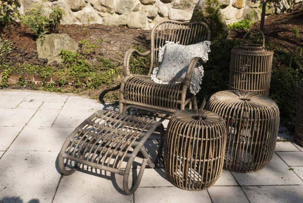 Rattanowy fotel: stylowy akcent w ogrodzie
