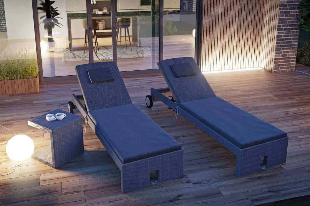 Łóżko ogrodowe z baldachimem – oddaj się relaksowi