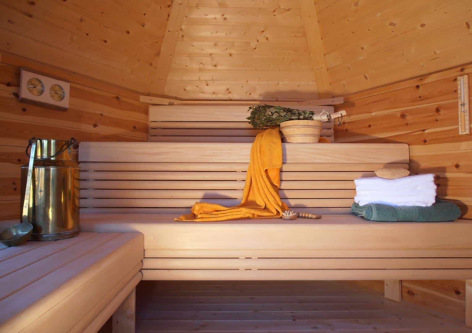 Domek drewniany - sauna 4,5m2
