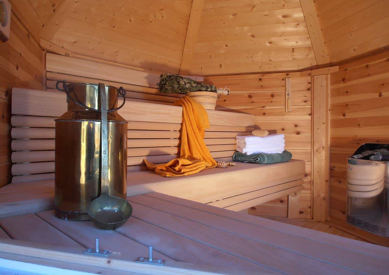 Domek drewniany - sauna 4,5m2