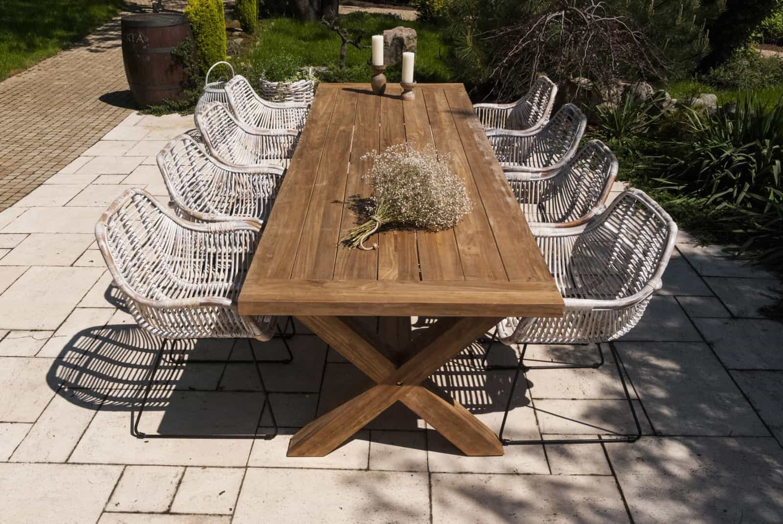 Stół ogrodowy teak LYON 300cm