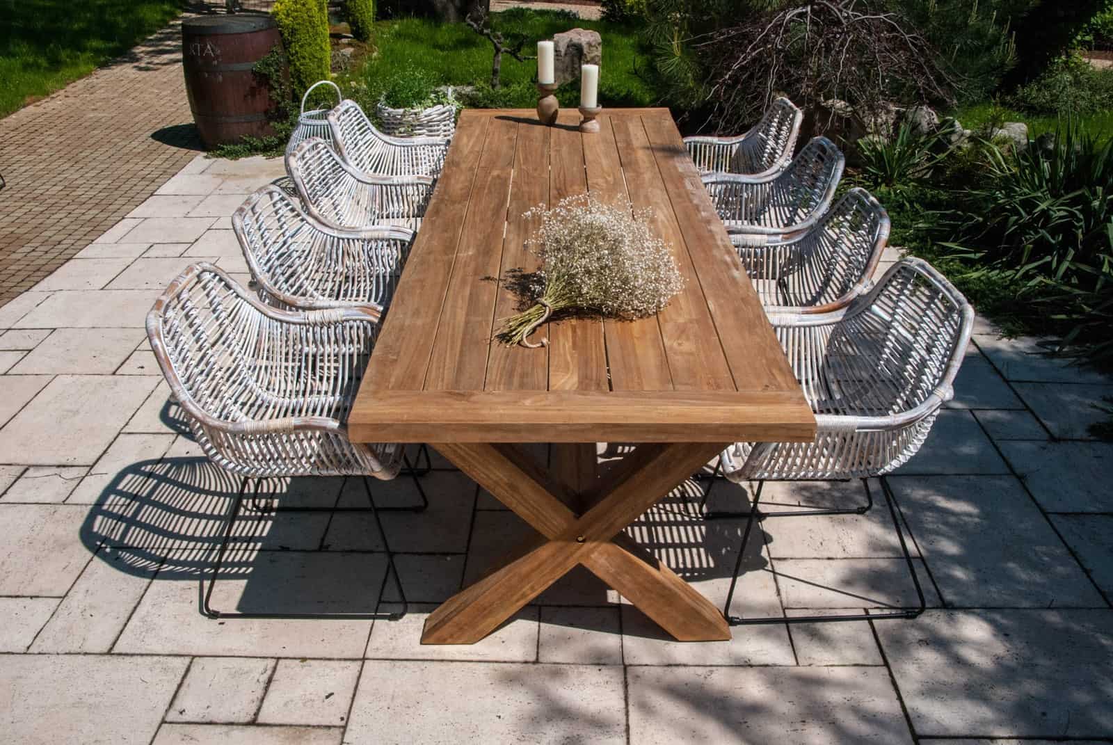 stół ogrodowy drewniany Lyon