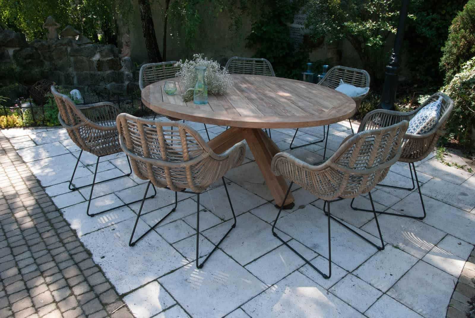 Stół i krzesła ogrodowe BORDEAUX II