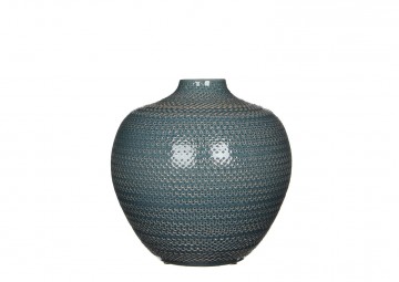 Poprzednie kolekcje: Butelka/naczynie ceramiczne 25cm niebieska