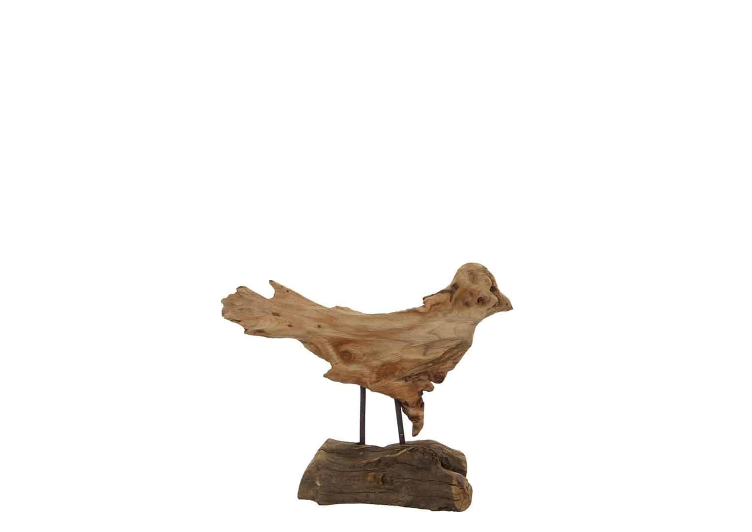 Rzeźba drewniana ptak