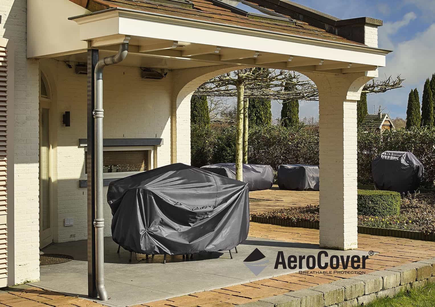 nowoczesne meble ogrodowe aluminiowe pokrowce Aerocover