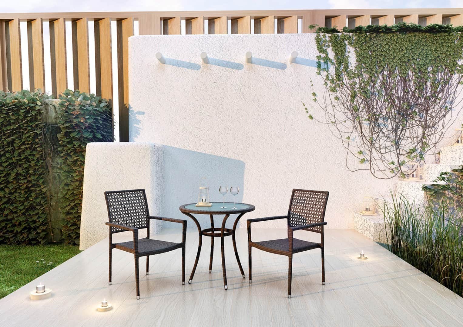 stół ogrodowy z krzesłami AVEIRO