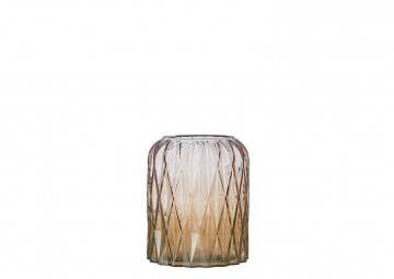 Poprzednie kolekcje: Lampion szklany Havard 15cm różowy