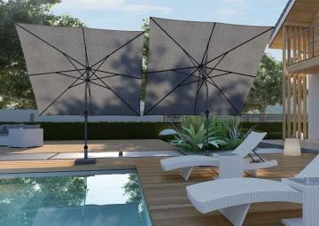 parasole ogrodowe aluminiowe: Parasol ogrodowy ​​​​​​Riva 2,5x2,5m