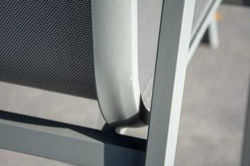 Meble ogrodowe TOLEDO grey z krzesłami LEON grey teak 143
