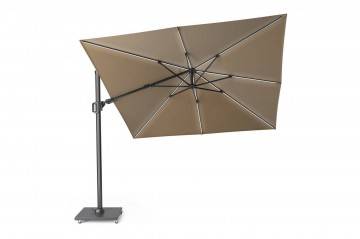 Parasol ogrodowy Challenger T2 3 m x 3 m GLOW taupe 279