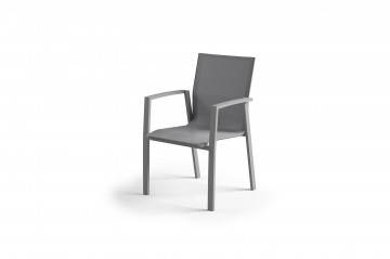 Zestaw ogrodowy Stół BORDEAUX z krzesłami LEON grey 284