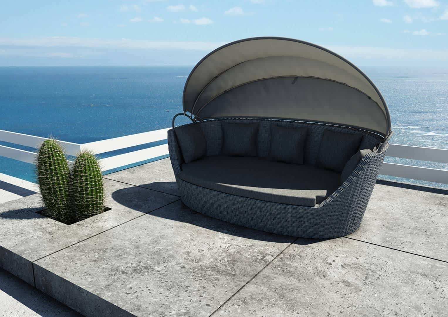 sofa technorattan Portofino