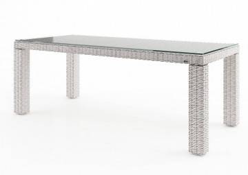 stół taras: Stół ogrodowy RAPALLO 220cm royal biały