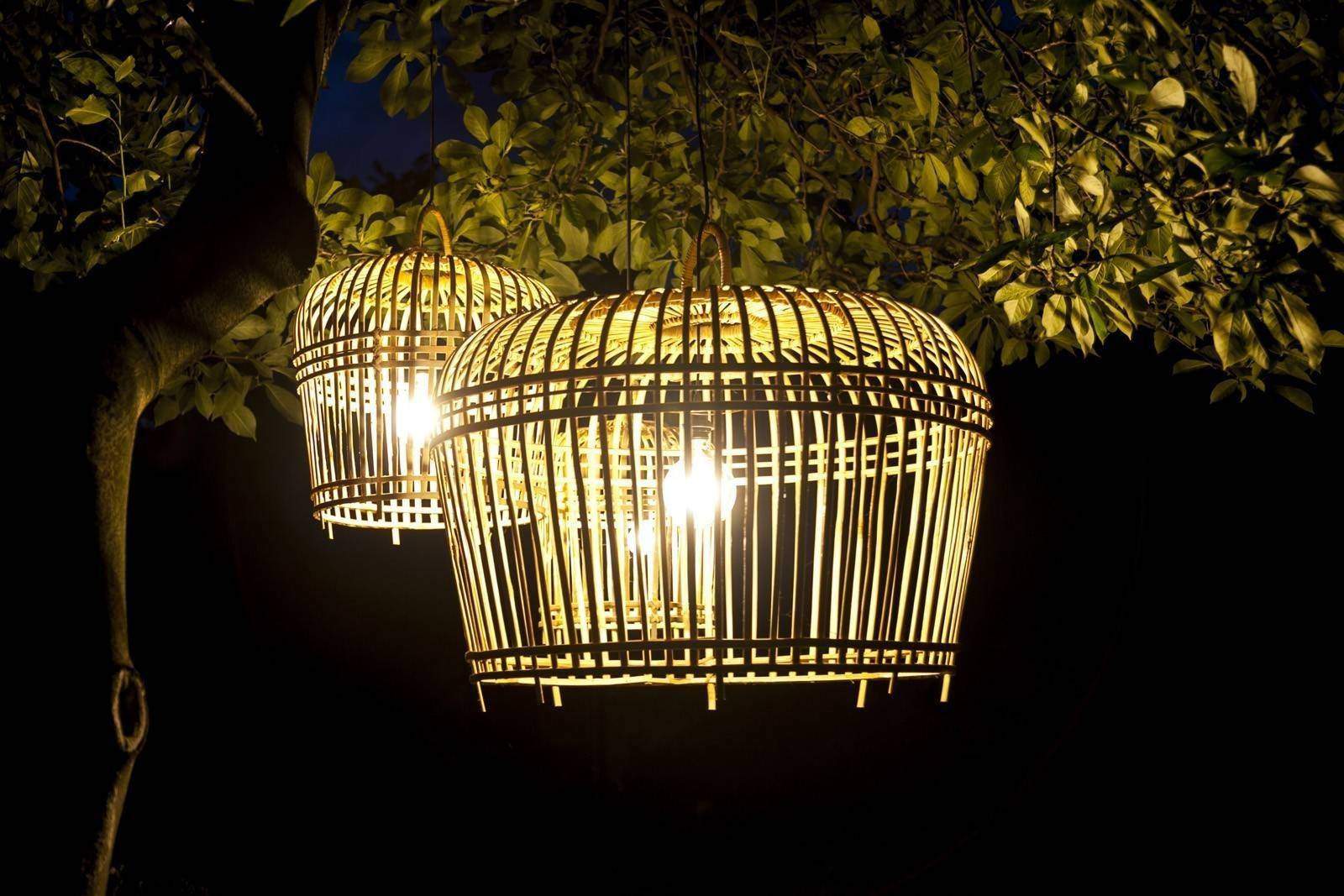 Lampa bambusowa TOULOUSE ⌀96cm x wys. 72cm naturalna