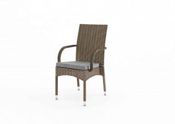 krzesła na taras: Krzesło ogrodowe TRAMONTO royal piaskowe