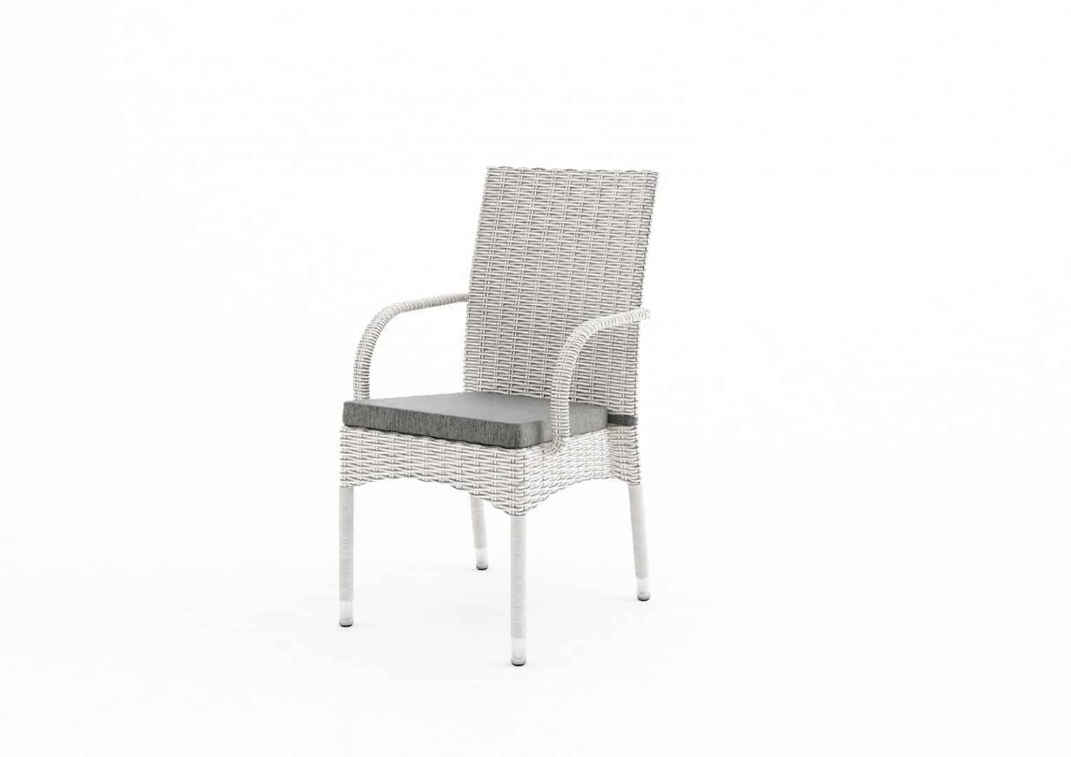 Krzesło ogrodowe TRAMONTO royal białe