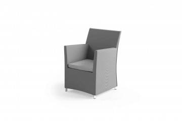 Krzesła i fotele ogrodowe: Fotel ogrodowy MERIDA szary