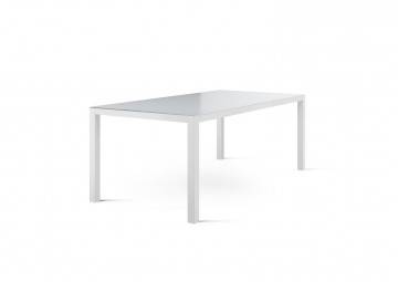 meble aluminiowe ogrodowe: Stół ogrodowy OVIEDO biały