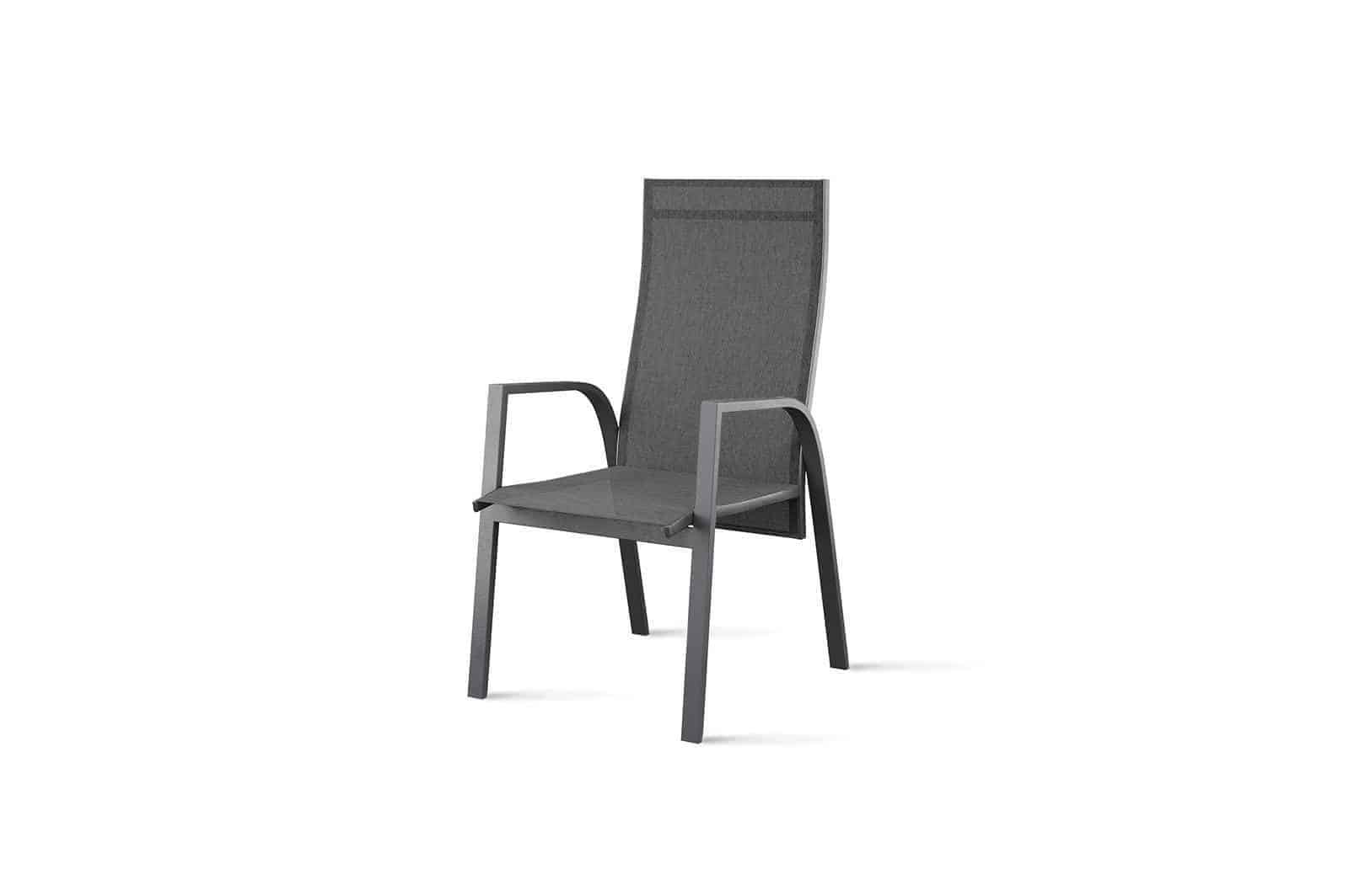 Krzesło ogrodowe ALICANTE antracyt