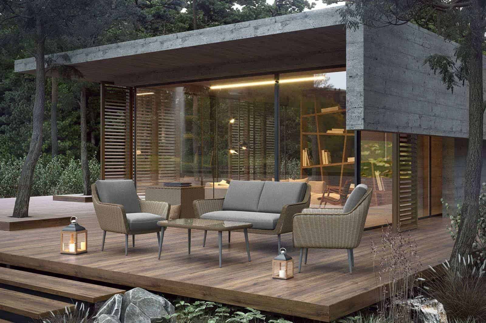 nowoczesne krzesła ogrodowe Monza
