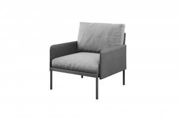 designerskie meble tarasowe: Fotel  ARONA antracyt