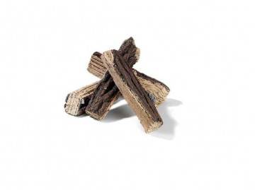PROMOCJE: Ceramiczne polana drewna do paleniska 27 x 7cm
