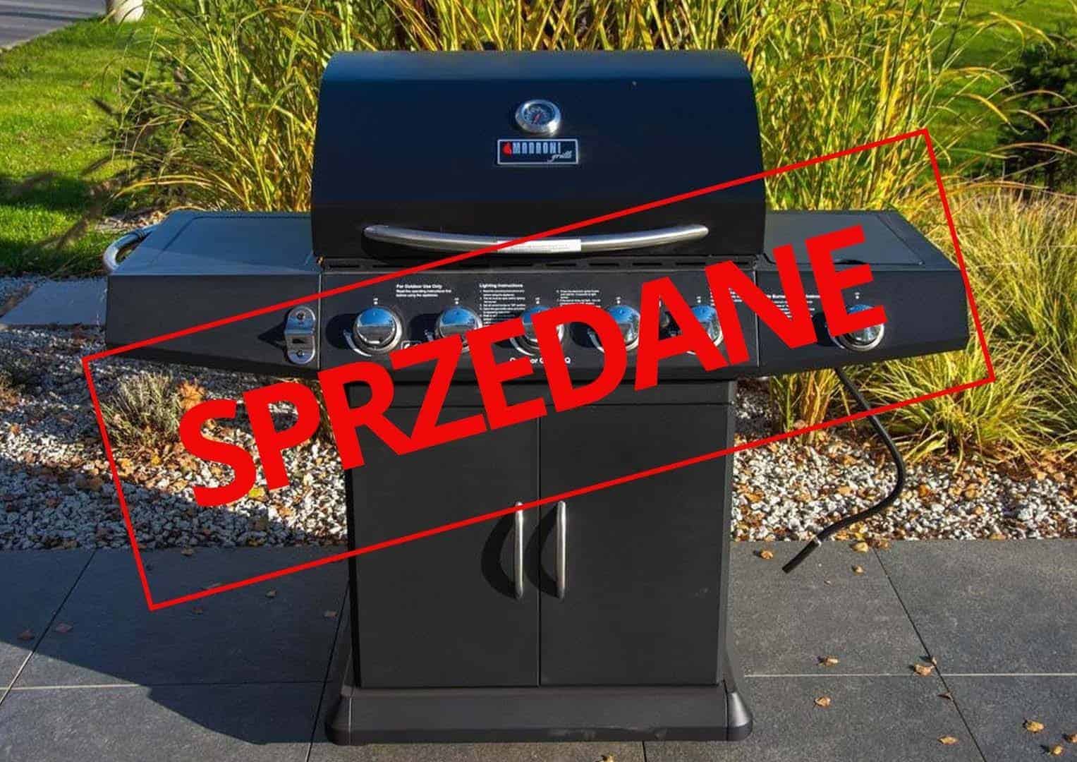 Grill Ogrodowy Gazowy MILAZZO 5 Palnikowy 509 Na Taras Na Balkon Do