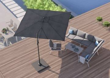 Parasol ogrodowy CHALLENGER T2 3 m x 3 m anthracite 7139 568