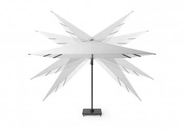 Parasol ogrodowy CHALLENGER T2 GLOW 3 m x 3 m taupe 7125E 571
