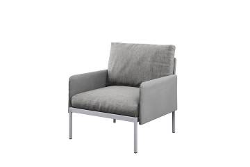 meble tarasowe nowoczesne: Fotel  ARONA szary