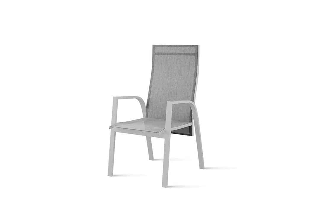Krzesło ogrodowe ALICANTE szare
