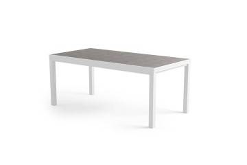 meble metalowe: Stół ogrodowy TOLEDO biały