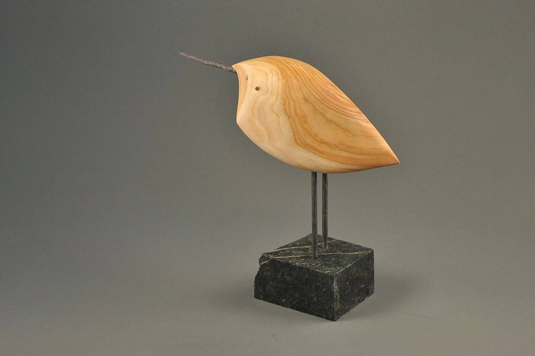 Figurka drewniana - Ptaszek III