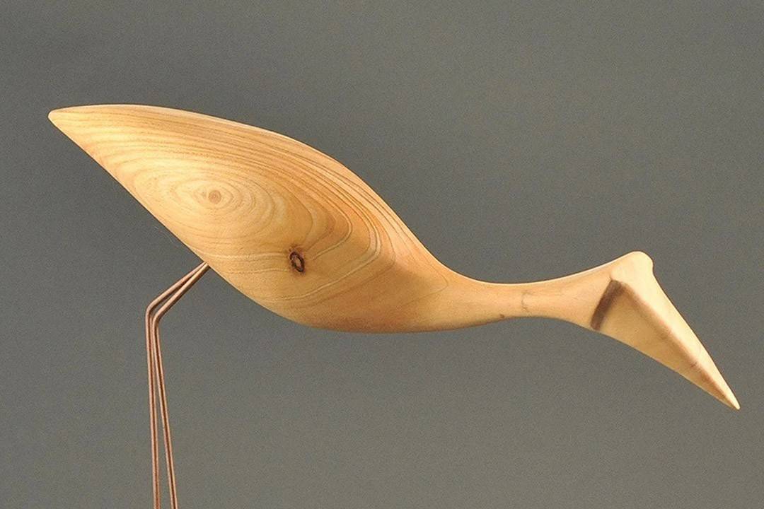 Figurka drewniana - Ptaszek IV