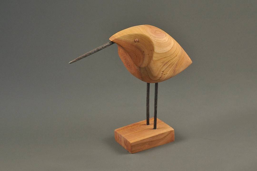 Figurka drewniana - Ptaszek V