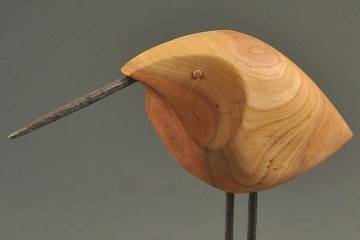 Figurka drewniana - Ptaszek V