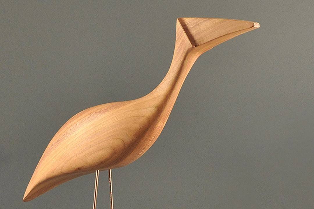 Figurka drewniana - Ptaszek VI