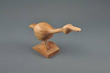 Ozdoby z drewna: Figurka drewniana - Ptaszek XIII