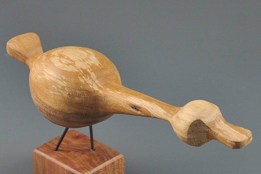 Figurka drewniana - Ptaszek XIV