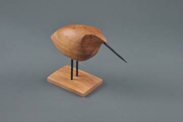 drewno ozdoby: Figurka drewniana - Ptaszek XVIII