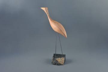 Figurka drewniana - Ptaszek XIX