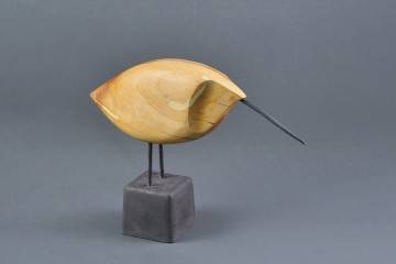ozdoby z drewna: Figurka drewniana - Ptaszek