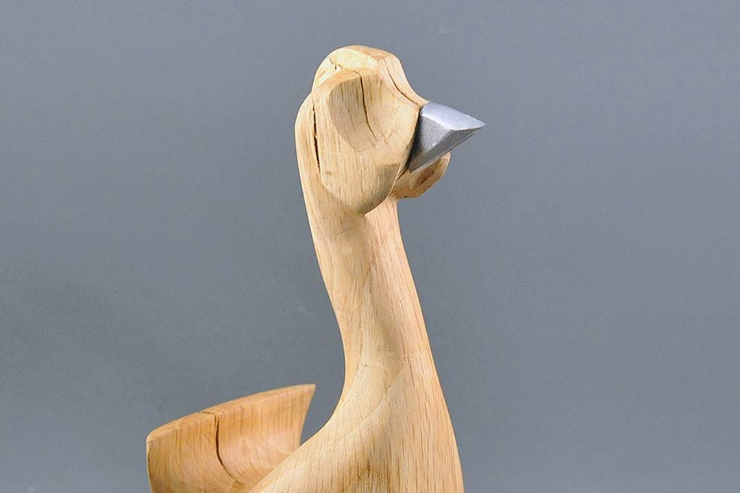 Figurka drewniana - Ptaszek XXXII