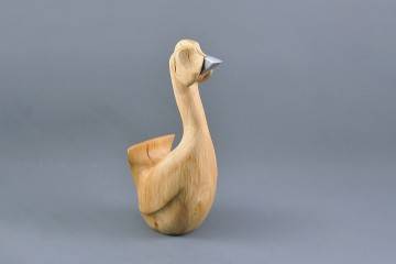 figurka z drewna: Figurka drewniana - Ptaszek XXXII