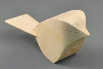 Figurka drewniana - Wróbelek I
