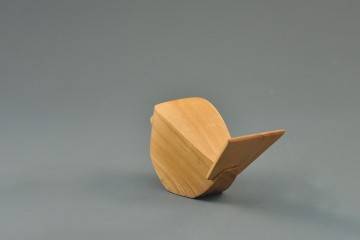Figurka drewniana - Wróbelek V